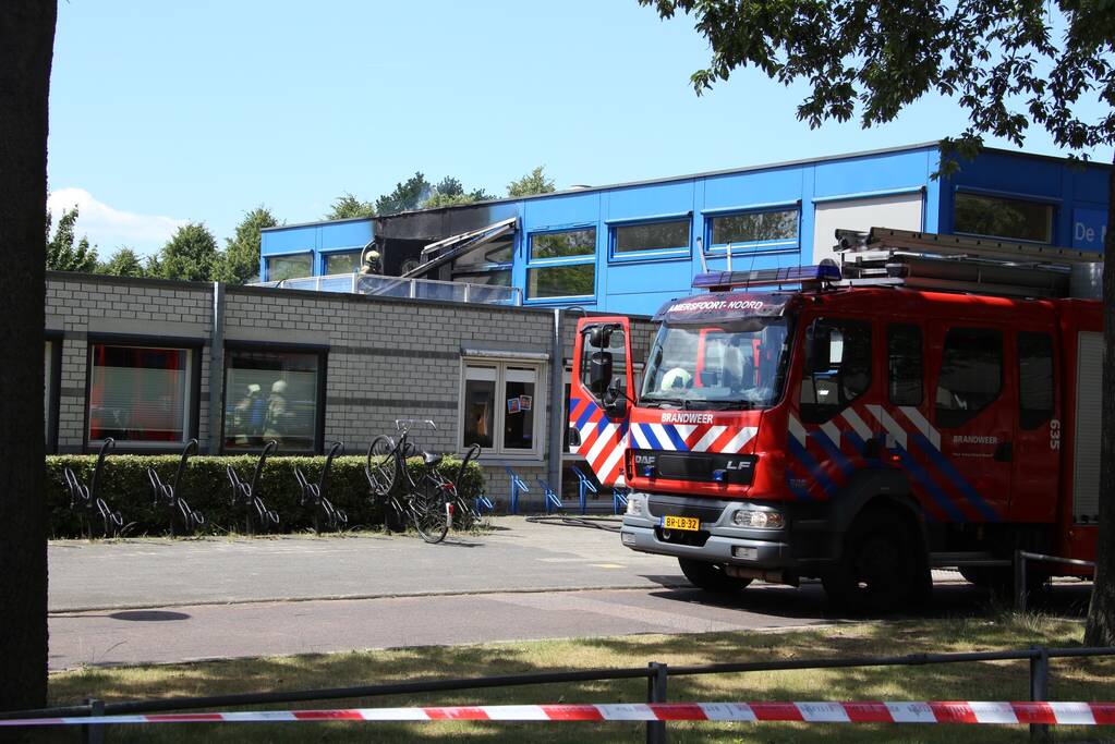 Veel schade bij brand kinderdagverblijf De Mammoet