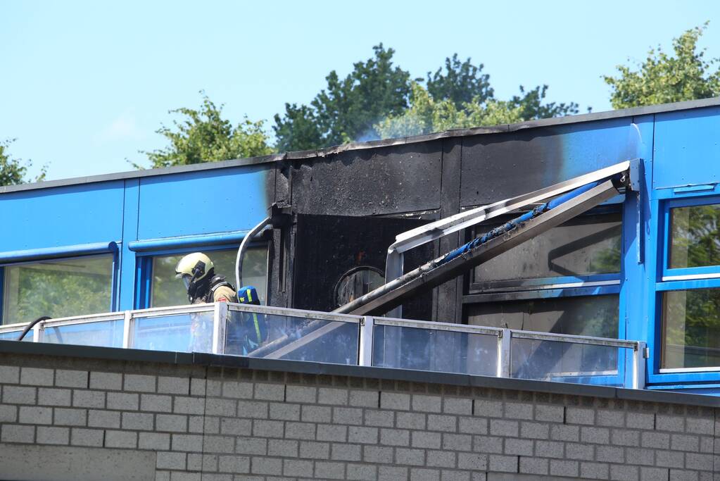 Veel schade bij brand kinderdagverblijf De Mammoet