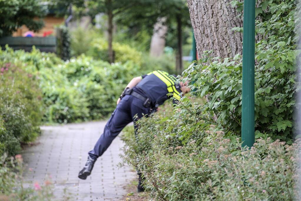 Verdachte gevlucht na woningoverval