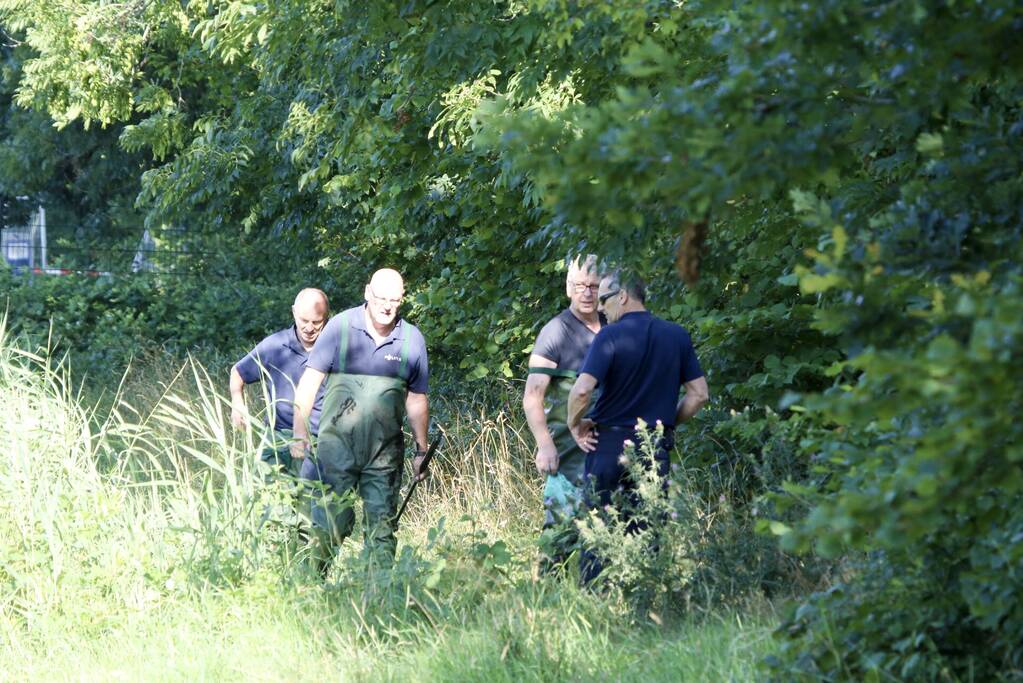 Onderzoek gestart in drooggelegde sloot