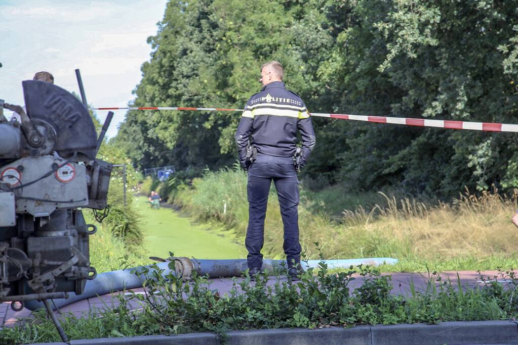 Onderzoek gestart in drooggelegde sloot