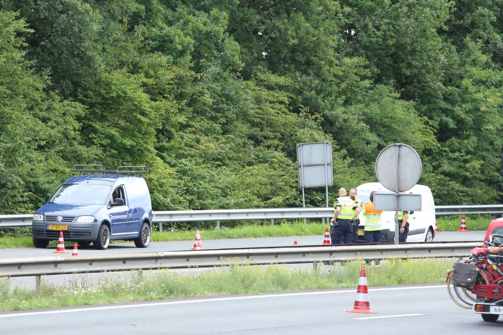 Rijbaan afgesloten na ernstig ongeval