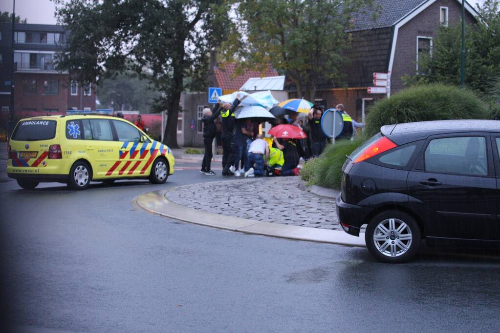 Solex-rijder gewond na val over vluchtheuvel