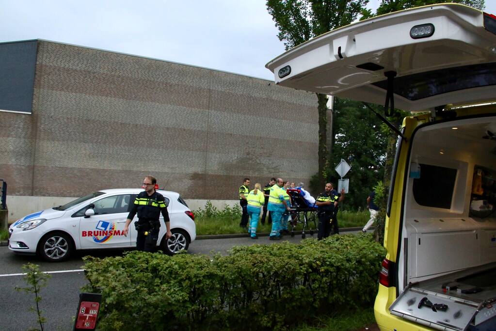 Auto te water geraakt