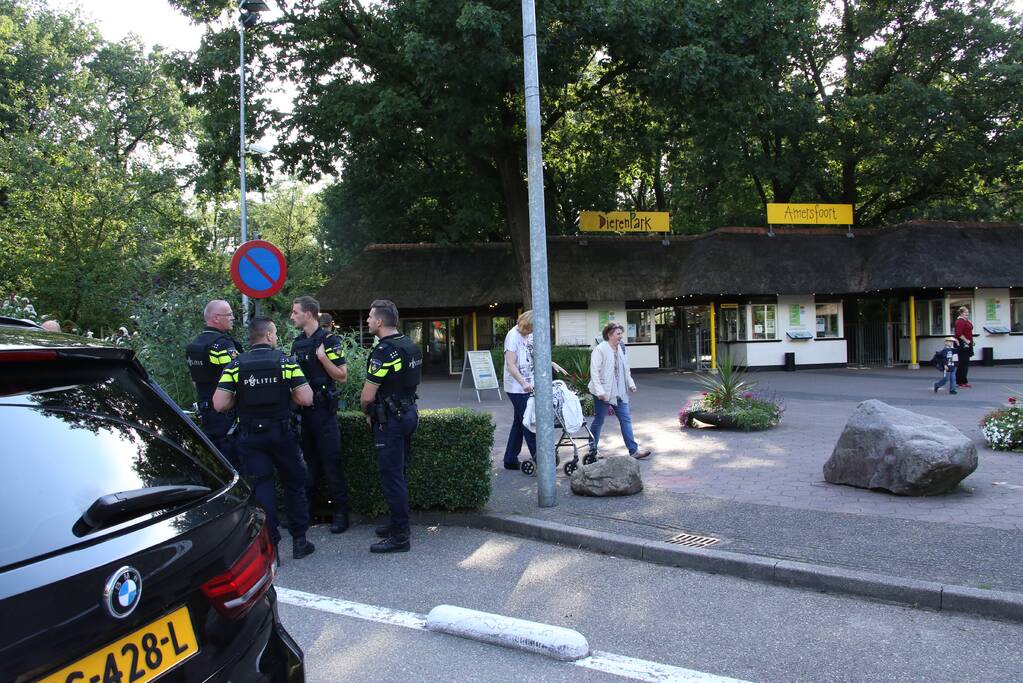 Verdacht persoon in DierenparkAmersfoort