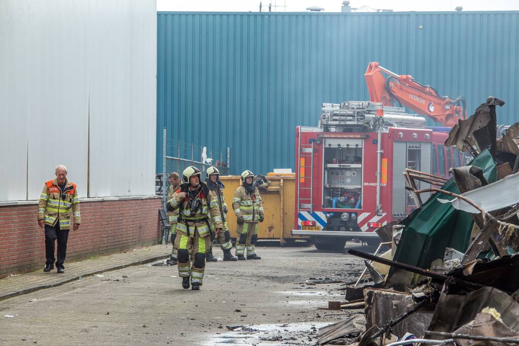 Enorme ravage na grote brand