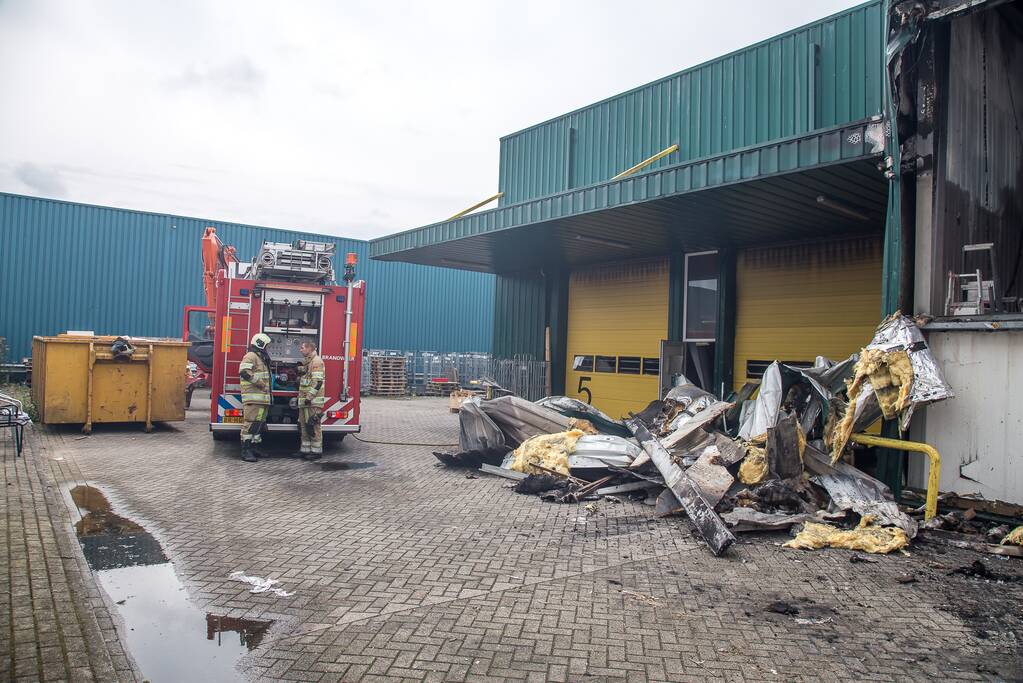 Enorme ravage na grote brand