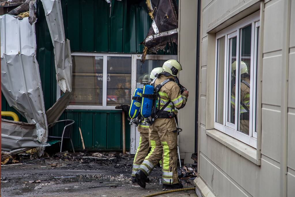 Enorme ravage na grote brand