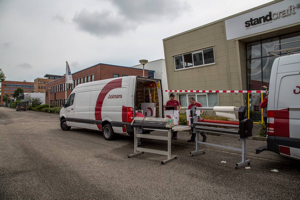 Enorme ravage na grote brand