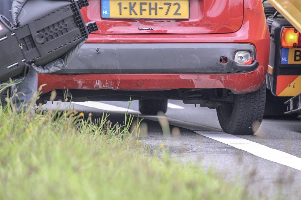 Flinke schade bij kop-staartbotsing