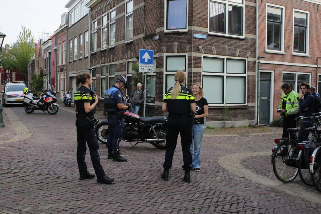 Scooterrijder gewond na botsing met motorrijder