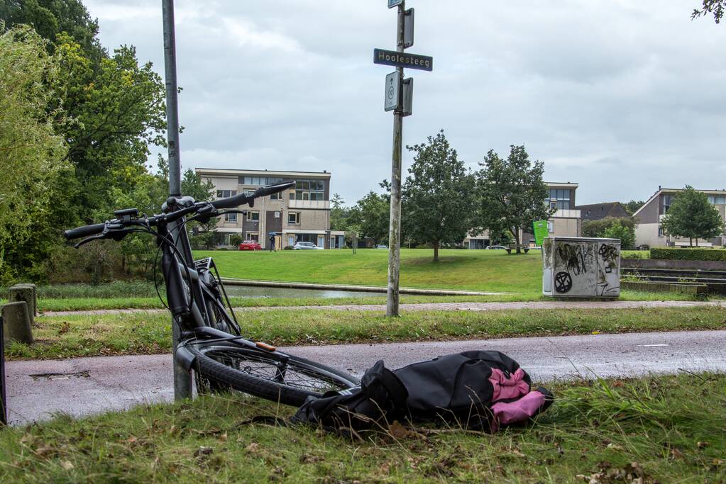 Fietsen flink beschadigd na ongeval