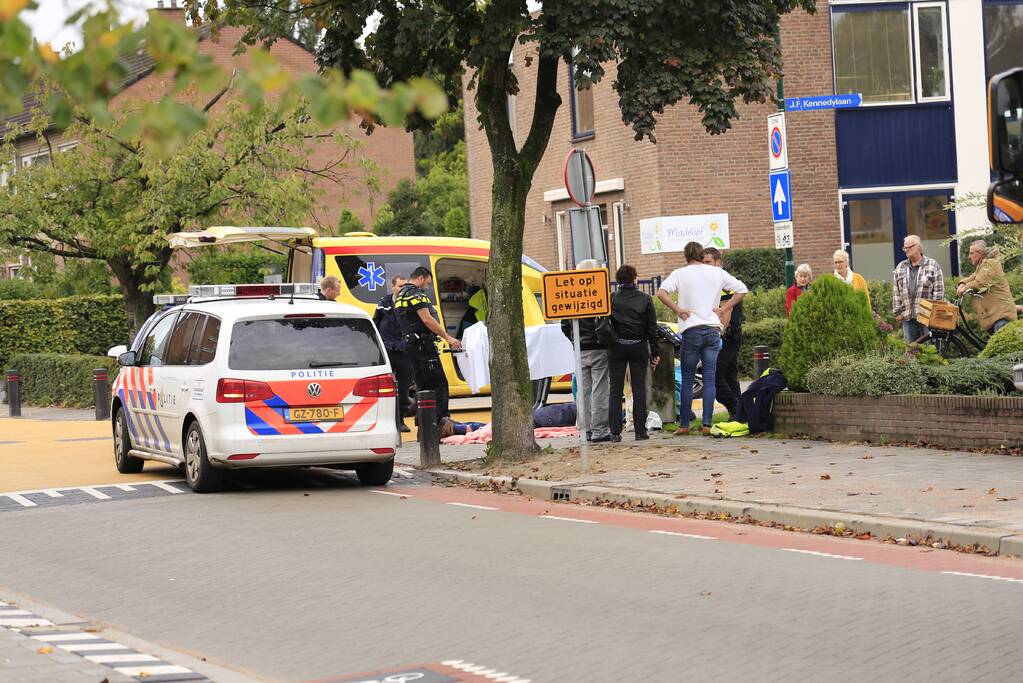 Man gewond na glijpartij