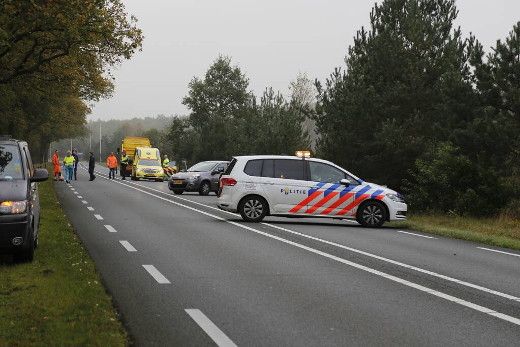 Enorme crash met meerdere auto's