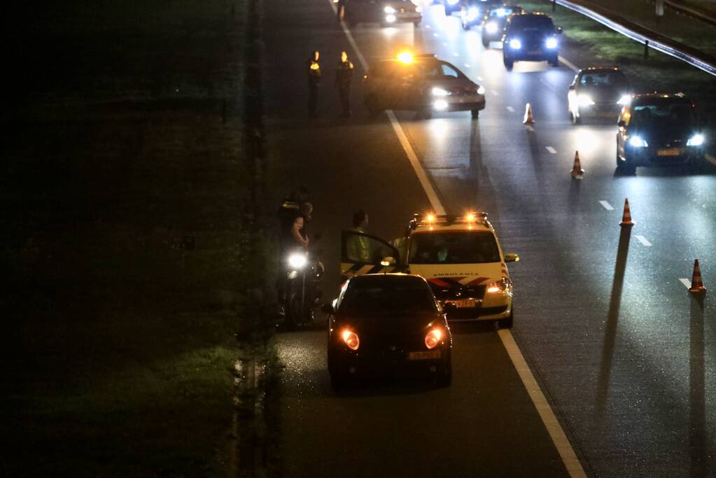 Motorrijder gewond na aanrijding met auto