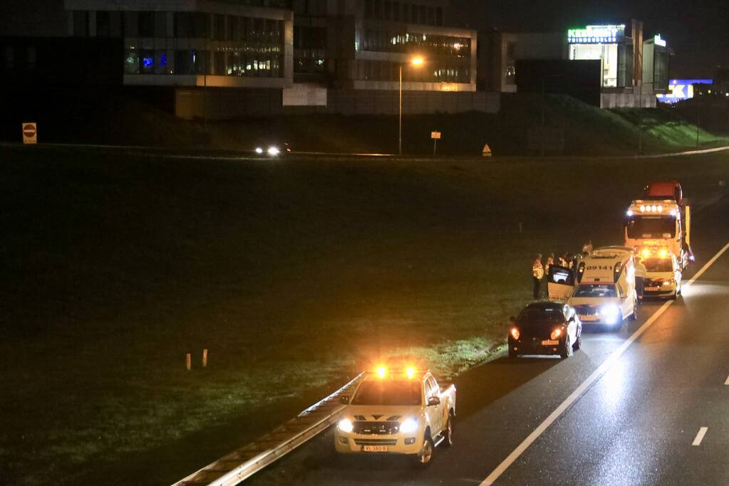 Motorrijder gewond na aanrijding met auto