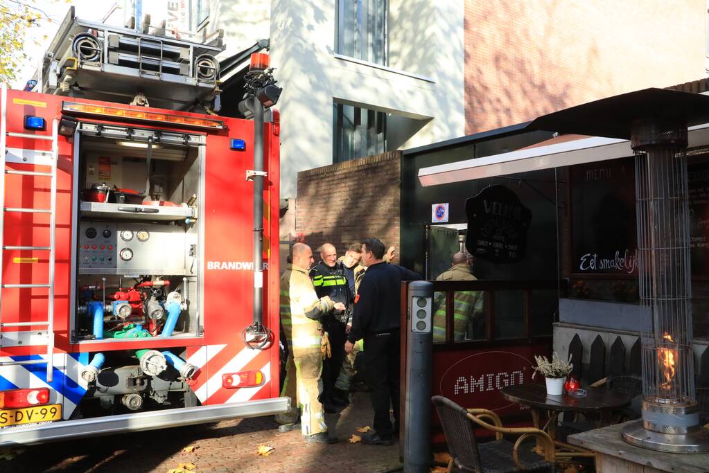 Papiercontainer vat vlam