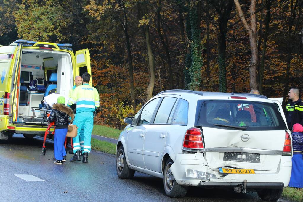 Gewonde bij kop-staartaanrijding