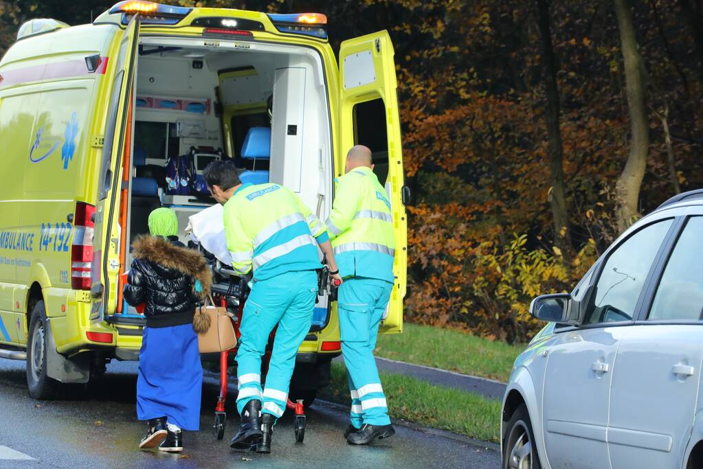 Gewonde bij kop-staartaanrijding