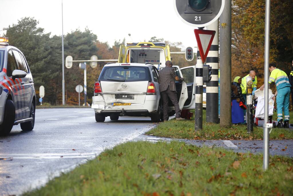 Gewonde bij kop-staartaanrijding