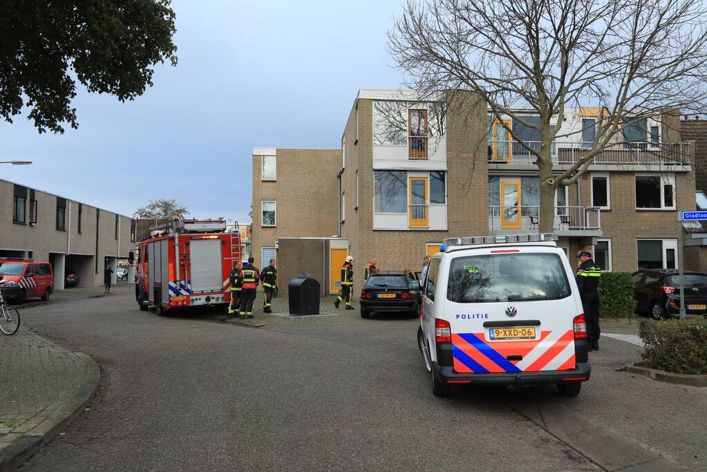 Bewoner en baby onwel bij vreemde lucht