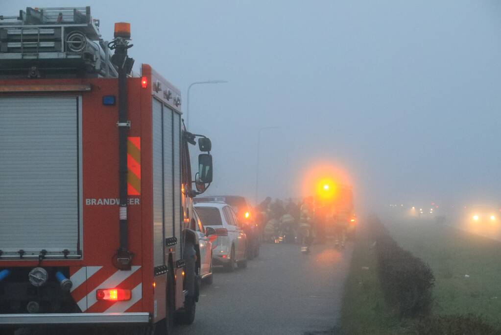 Jongen komt met voet vast te zitten tussen kettingkast en trapper