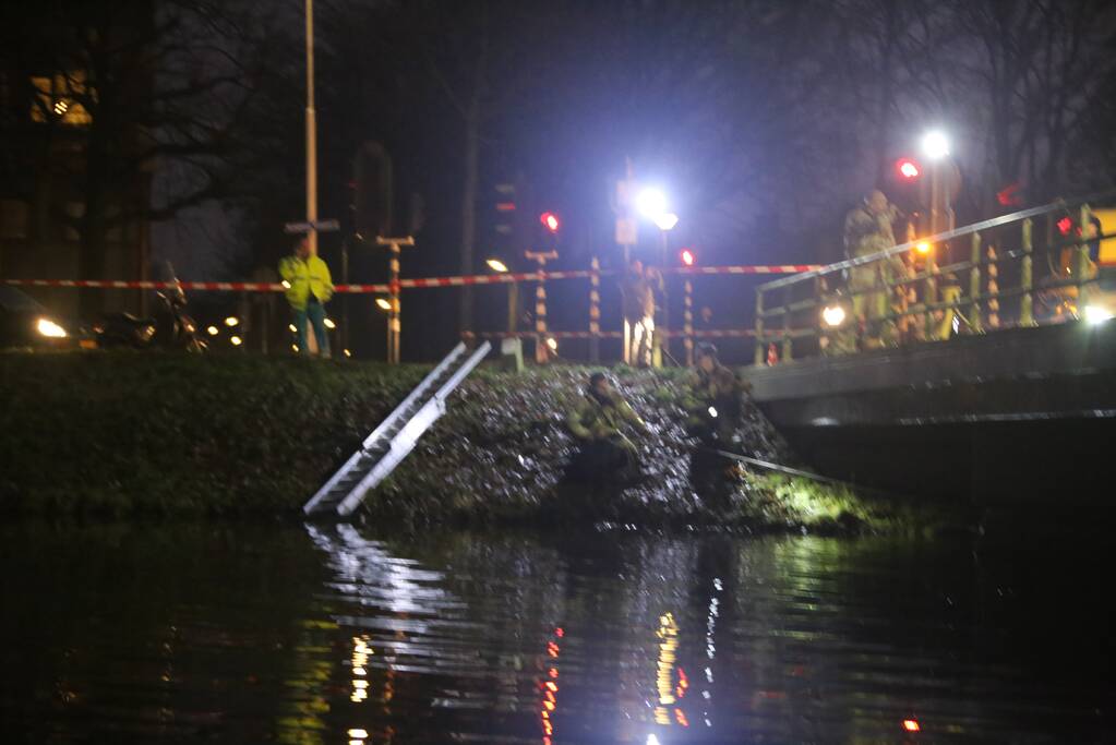 Zoekactie in het water