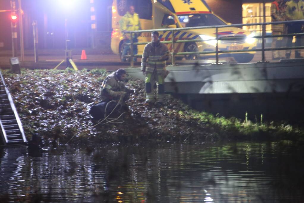 Zoekactie in het water