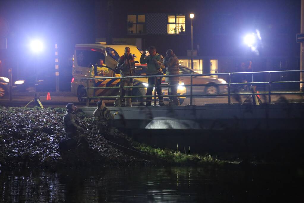 Zoekactie in het water