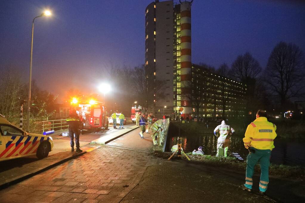 Zoekactie in het water