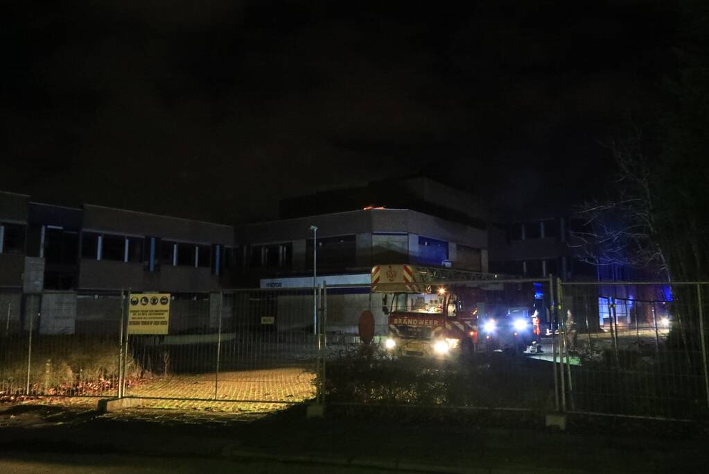 Slooppand in lichterlaaie