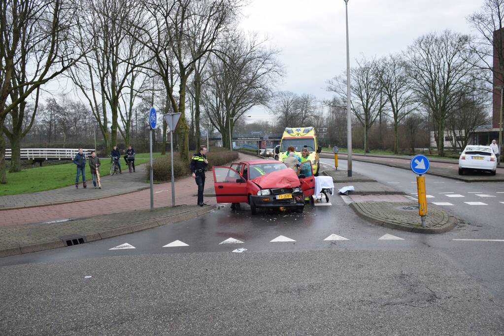 Gewonde bij forse aanrijding