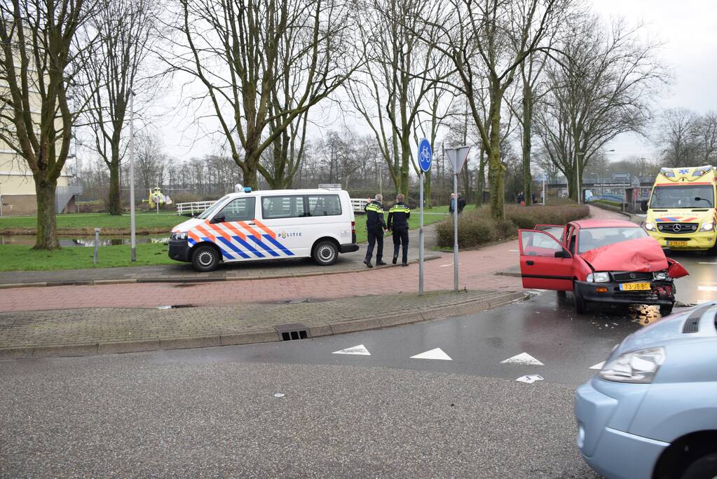 Gewonde bij forse aanrijding