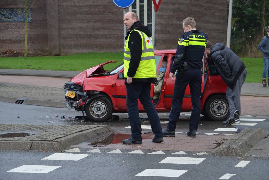 Gewonde bij forse aanrijding