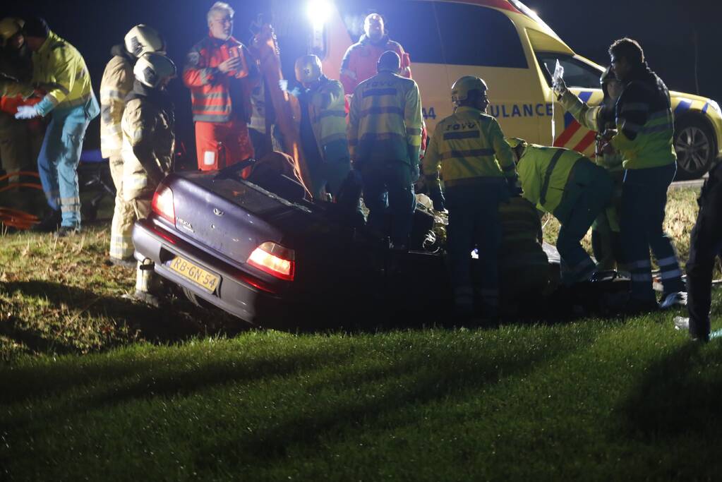 Persoon zwaargewond bij ongeval