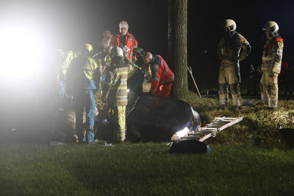 Persoon zwaargewond bij ongeval