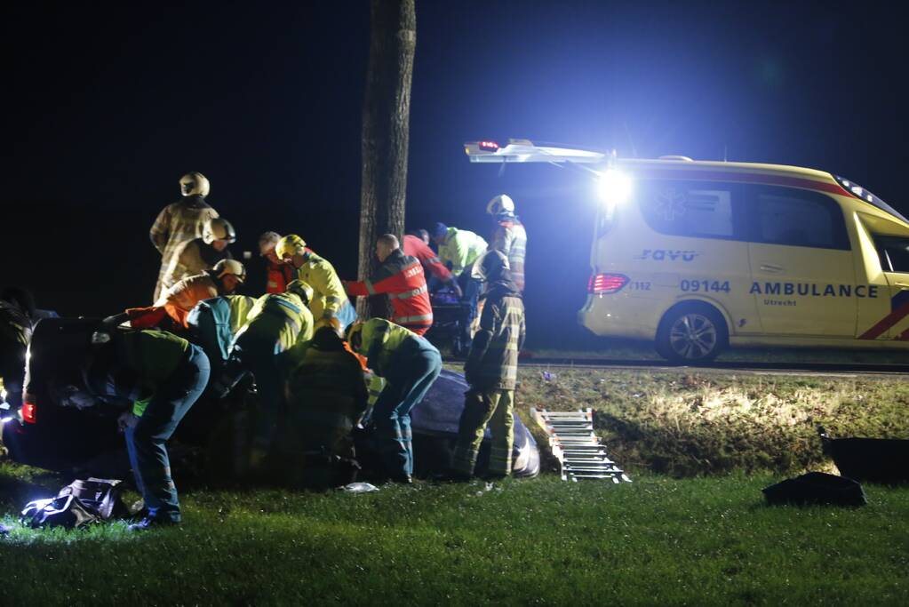 Persoon zwaargewond bij ongeval