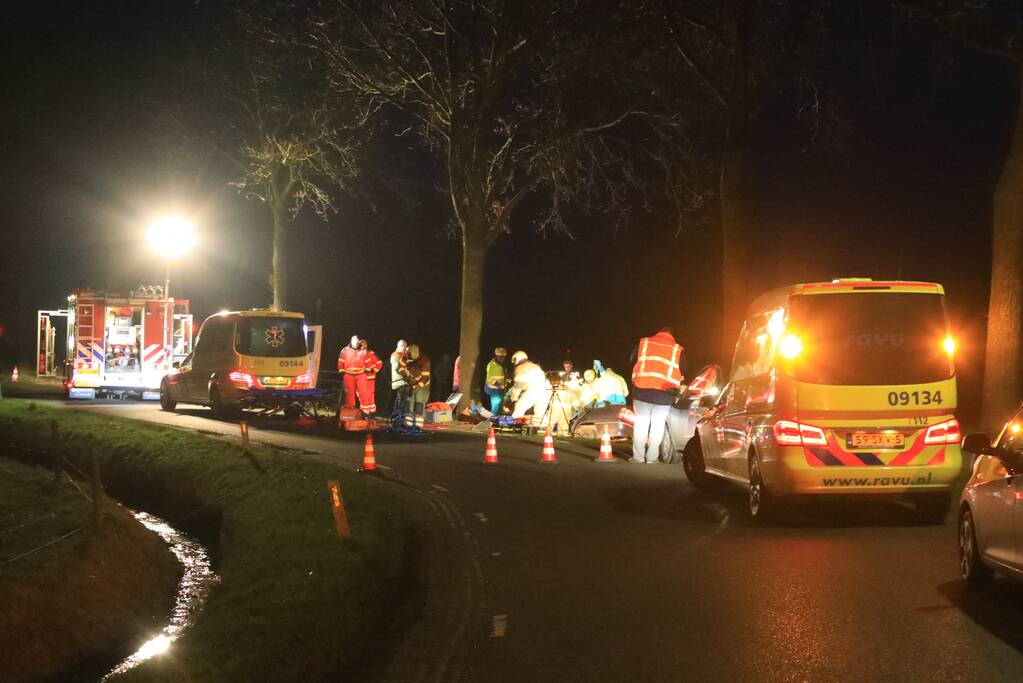 Persoon zwaargewond bij ongeval