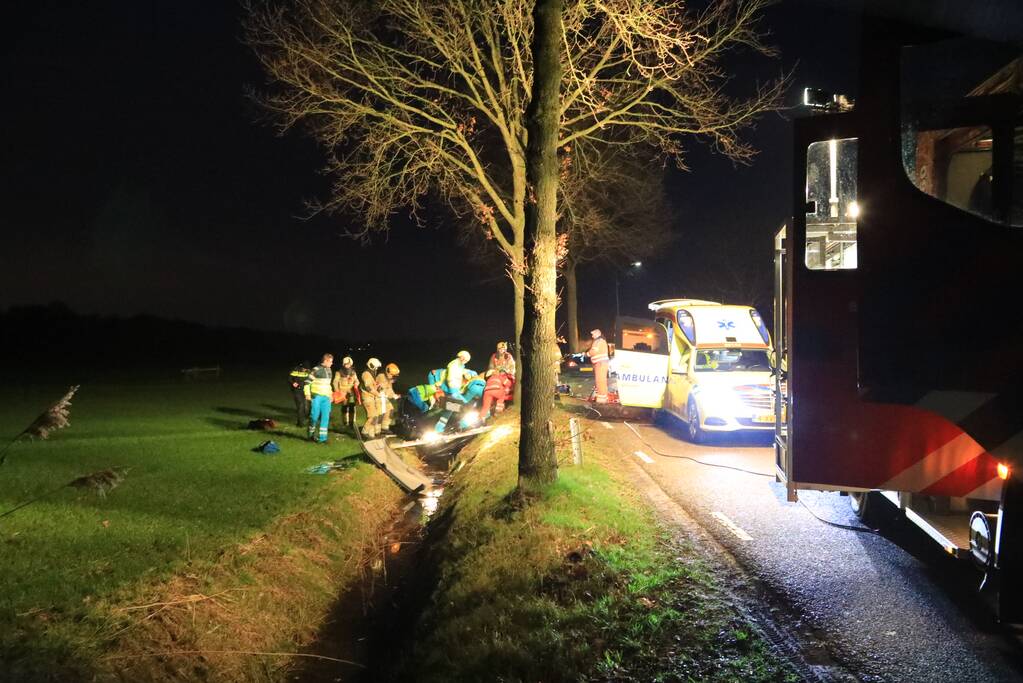 Persoon zwaargewond bij ongeval