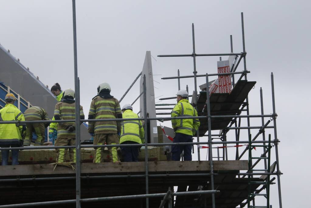 Bouwvakker gewond geraakt