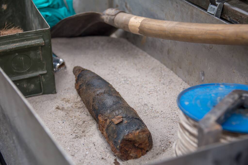Franse brisantgranaat tot ontploffing gebracht