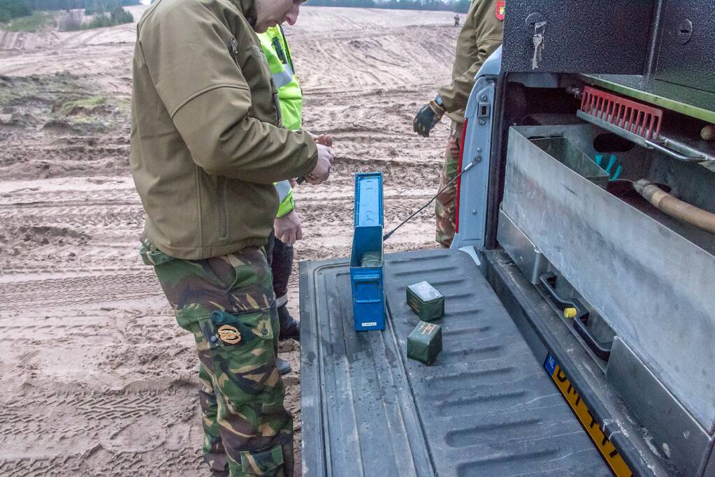Franse brisantgranaat tot ontploffing gebracht