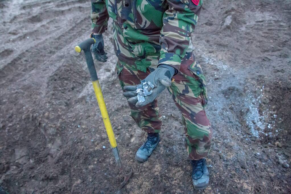 Franse brisantgranaat tot ontploffing gebracht