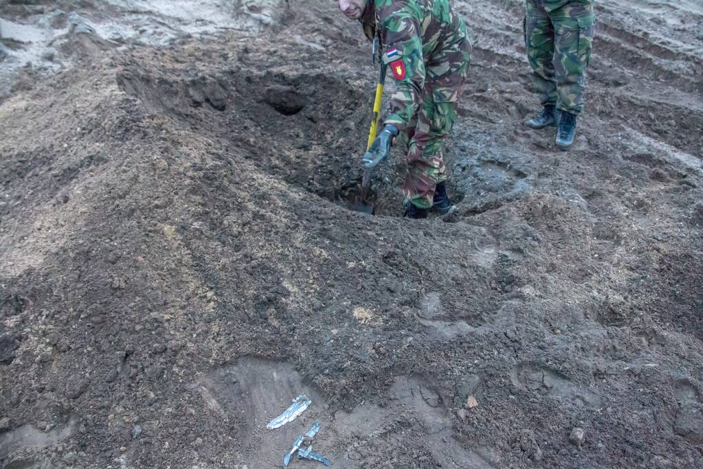 Franse brisantgranaat tot ontploffing gebracht