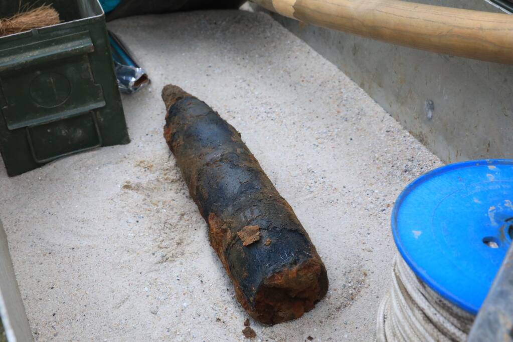 Franse brisantgranaat tot ontploffing gebracht