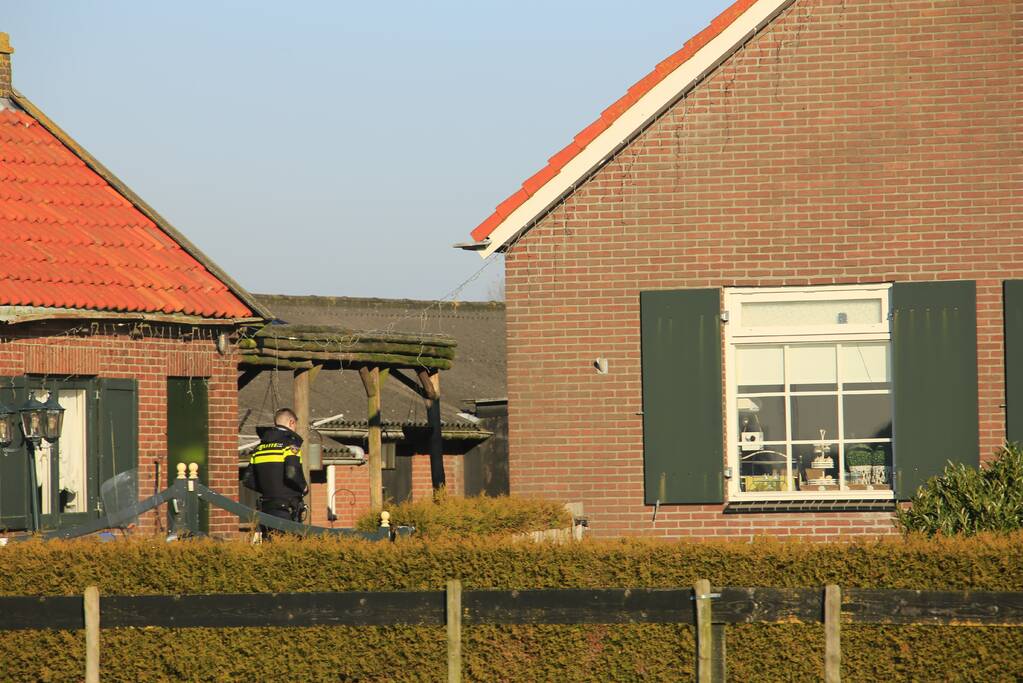 Groot onderzoek in schuur boerderij