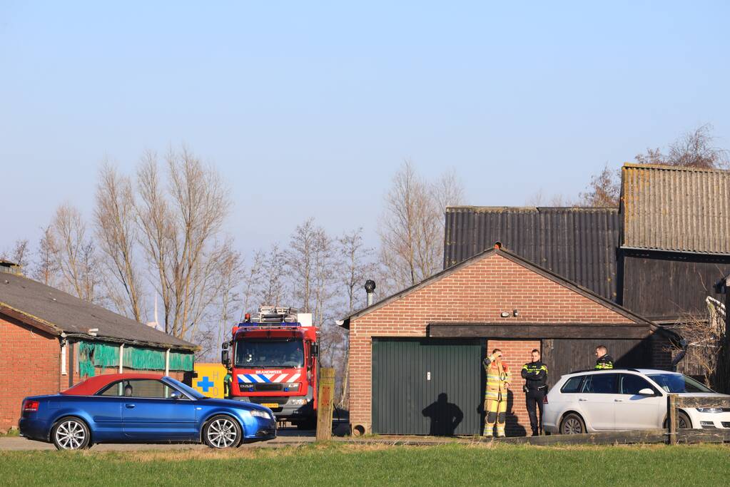 Groot onderzoek in schuur boerderij