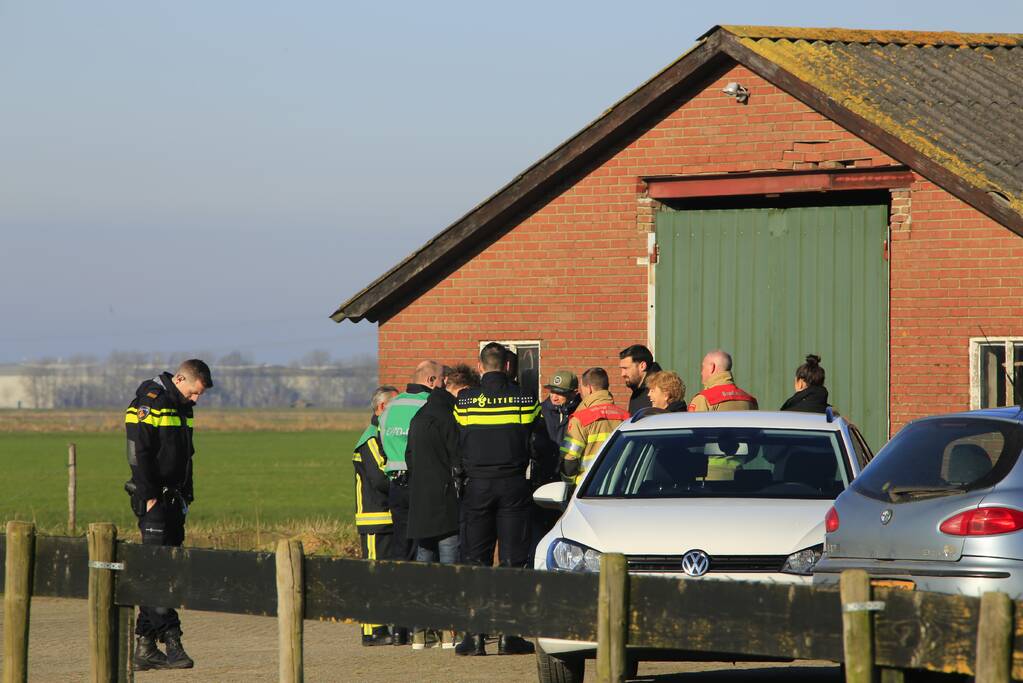Groot onderzoek in schuur boerderij
