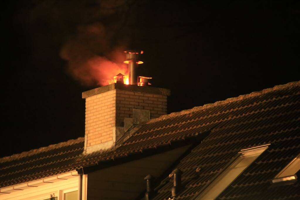 Flinke schoorsteenbrand