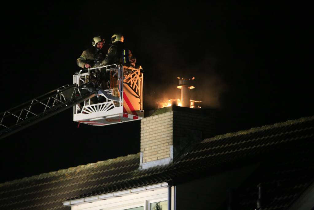 Flinke schoorsteenbrand